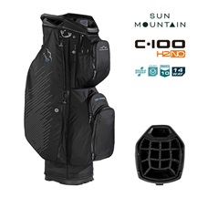 Sun Mountain H2NO C100 Waterproof Cartbag 14 WAY, black