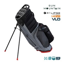 Sun Mountain H2NO  E-4.5 14 WAY VLO Waterproof Standbag, nickel/black/red