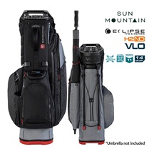 Sun Mountain H2NO  E-4.5 14 WAY VLO Waterproof Standbag, nickel/black/red