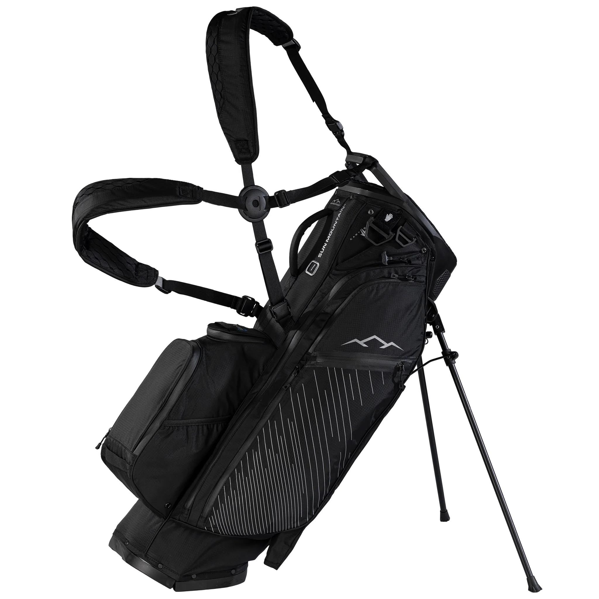 Sun Mountain H2NO  E-4.5 14 WAY VLO Waterproof Standbag, black/steel