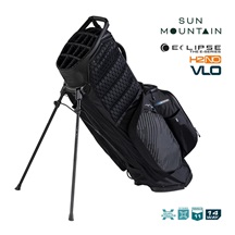 Sun Mountain H2NO  E-4.5 14 WAY VLO Waterproof Standbag, black/steel