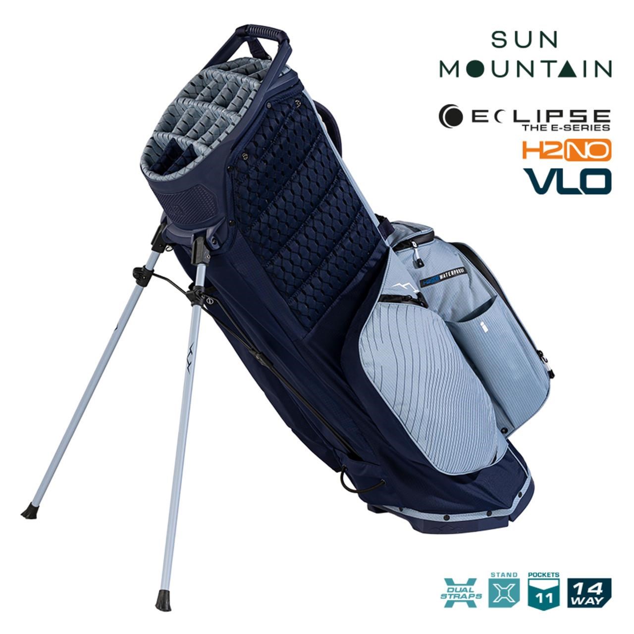 Sun Mountain H2NO  E-4.5 14 WAY VLO Waterproof Standbag, navy/ash