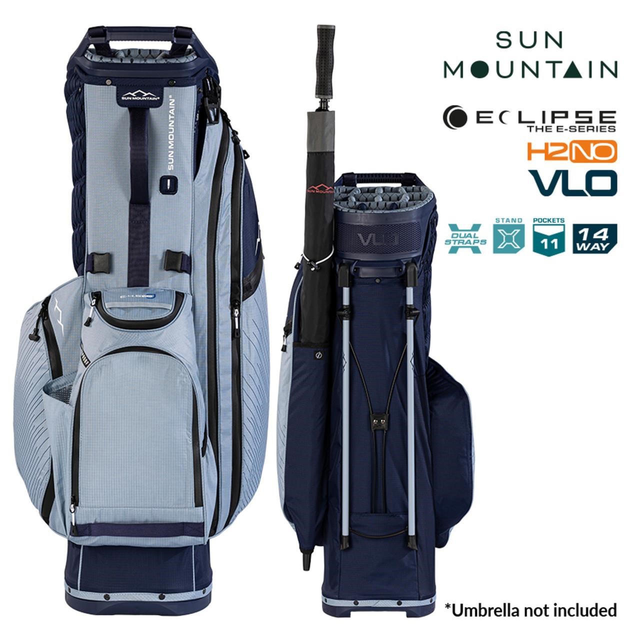 Sun Mountain H2NO  E-4.5 14 WAY VLO Waterproof Standbag, navy/ash