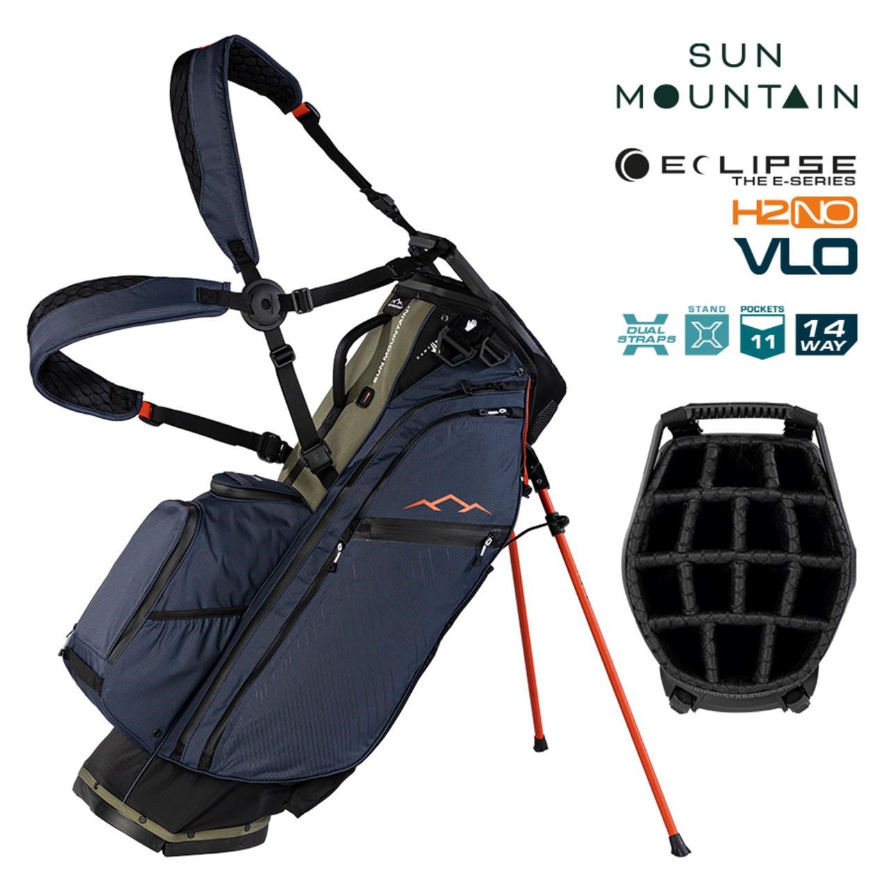 Sun Mountain H2NO  E-4.5 14 WAY VLO Waterproof Standbag, black/ink/olive