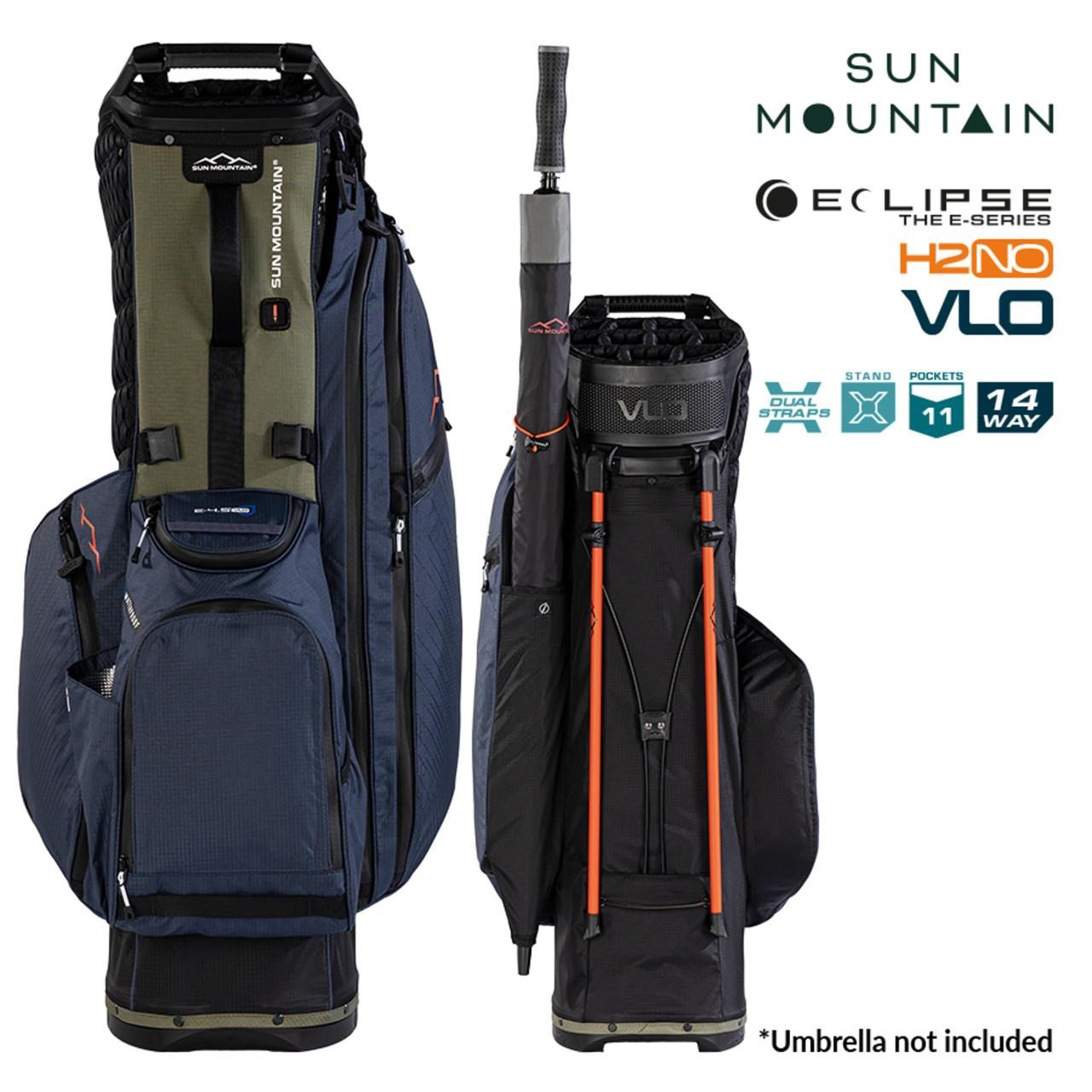 Sun Mountain H2NO  E-4.5 14 WAY VLO Waterproof Standbag, black/ink/olive