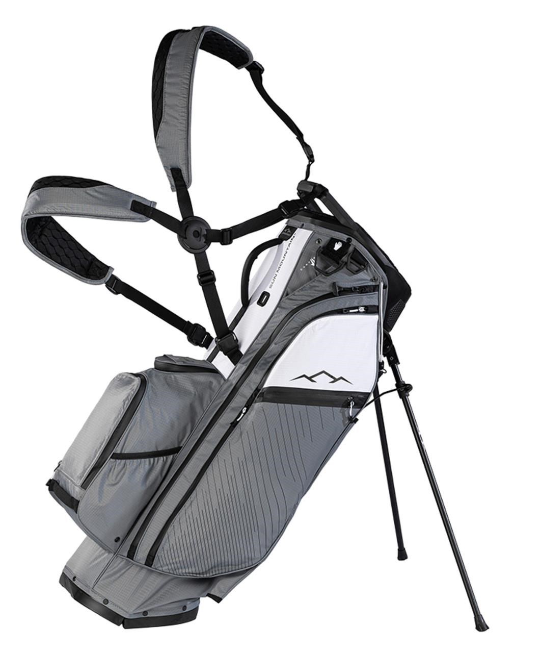 Sun Mountain H2NO  E-4.5 14 WAY VLO Waterproof Standbag, nickel/white/black
