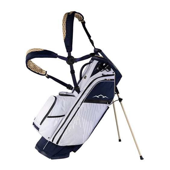 Sun Mountain H2NO  E-4.5 14 WAY VLO Waterproof Standbag, navy/gold/white