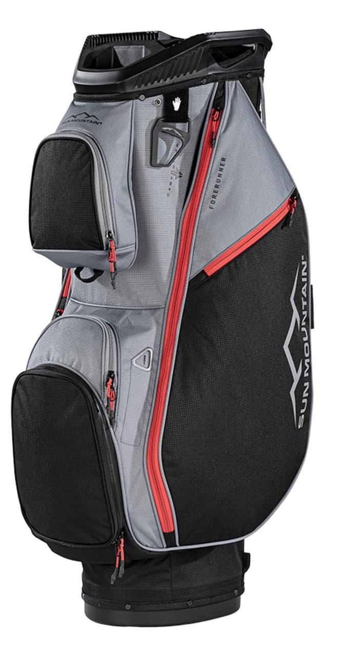 Sun Mountain Forerunner Cartbag, schwarz/grau/rot