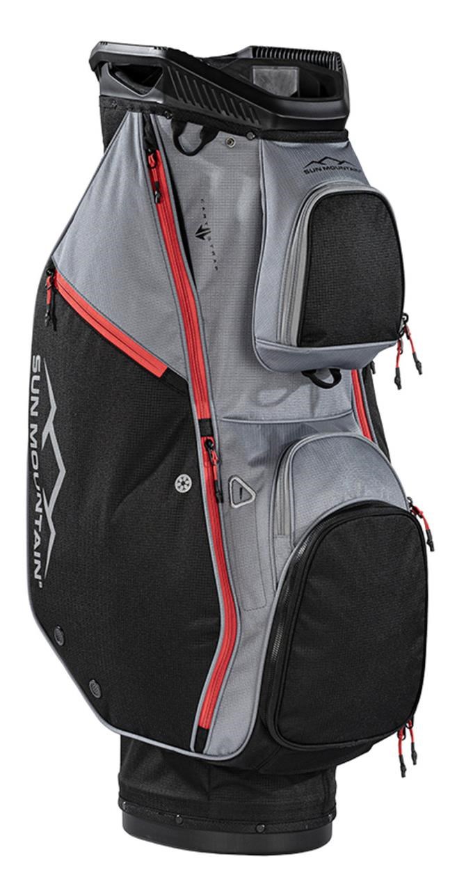 Sun Mountain Forerunner Cartbag, schwarz/grau/rot