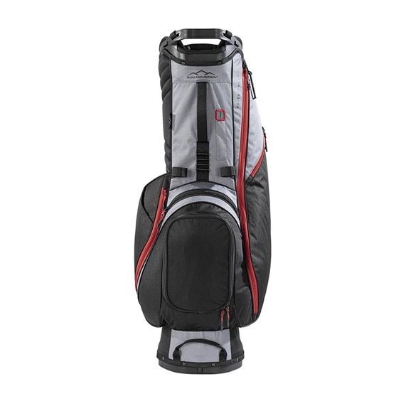 Sun Mountain Forerunner Standbag, schwarz/grau/rot