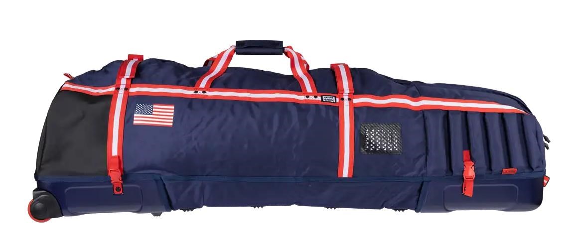 Sun Mountain Kube Travelcover, dunkelblau/weiss/rot