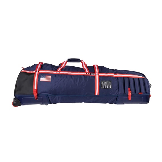 Sun Mountain Kube Travelcover, dunkelblau/weiss/rot