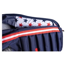 Sun Mountain Kube Travelcover, dunkelblau/weiss/rot