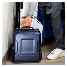 Sun Mountain Kube Travelcover, dunkelblau/weiss/rot