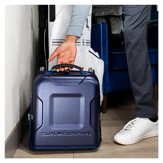 Sun Mountain Kube Travelcover, dunkelblau/weiss/rot