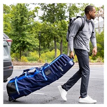 Sun Mountain Kube Travelcover, dunkelblau/weiss/rot