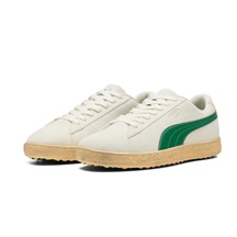 Puma Suede 30904 Herren Golfschuhe, warm white/luso green