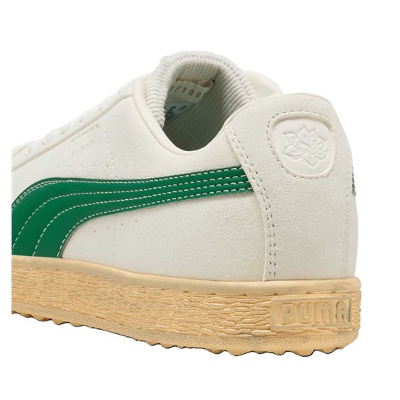 Puma Suede 30904 Herren Golfschuhe, warm white/luso green