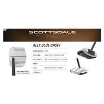 PING Scottsdale Tec Ally Blue Onset Putter