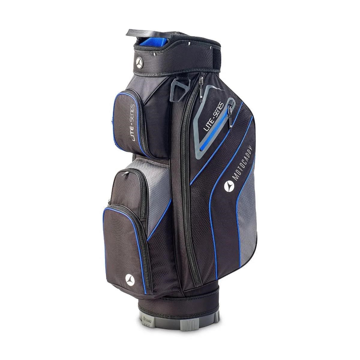 Motocaddy NEW Lite-Series Cartbag, schwarz/blau