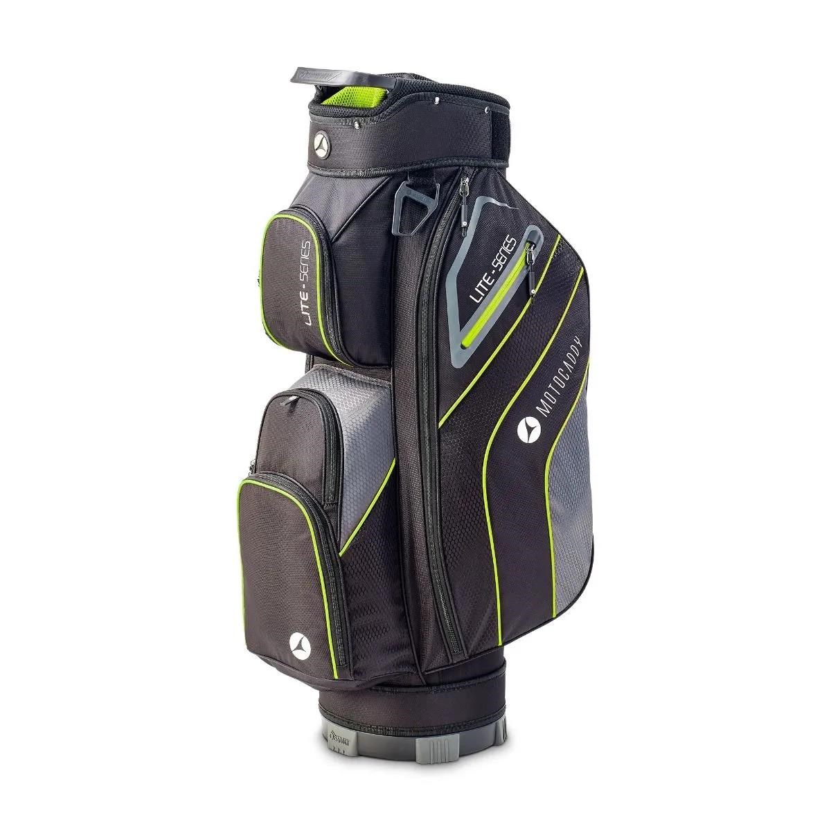 Motocaddy NEW Lite-Series Cartbag, schwarz/limette