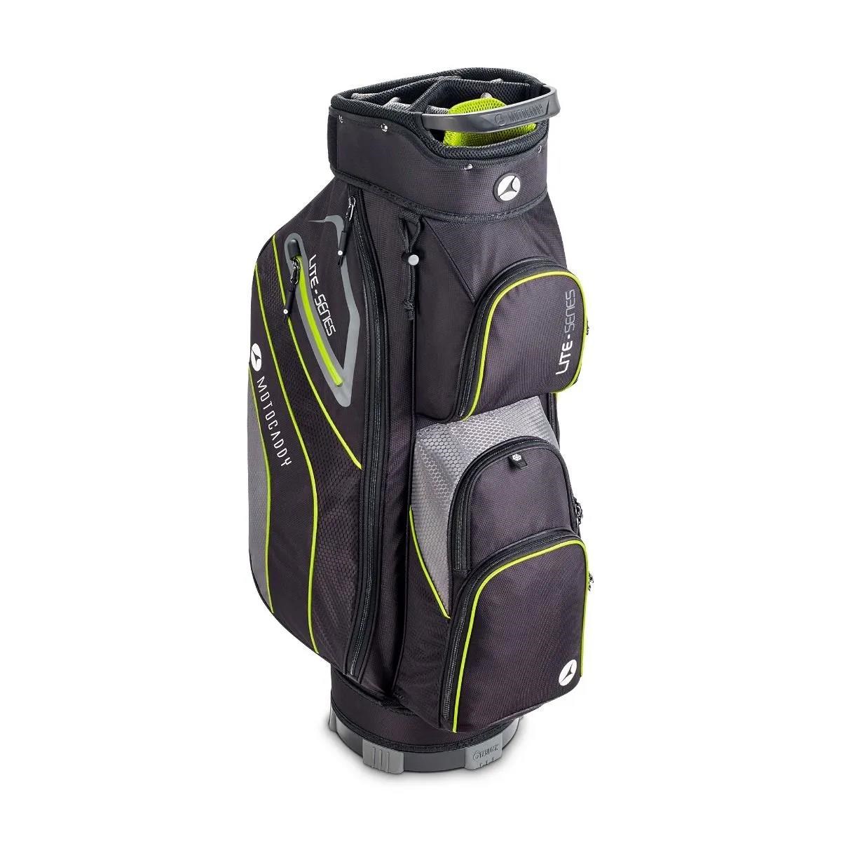 Motocaddy NEW Lite-Series Cartbag, schwarz/limette