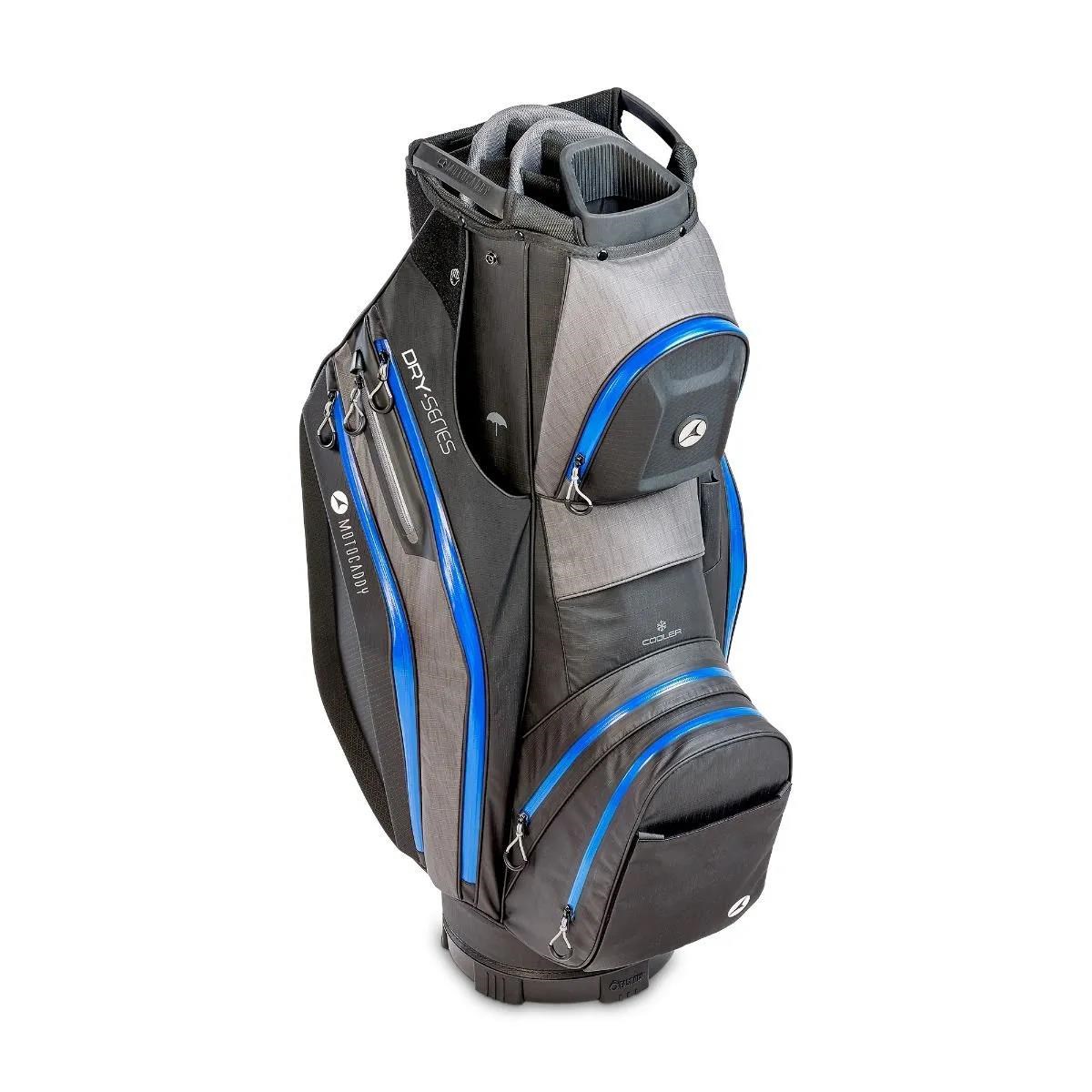 Motocaddy NEW Dry-Series Cartbag, schwarz/blau
