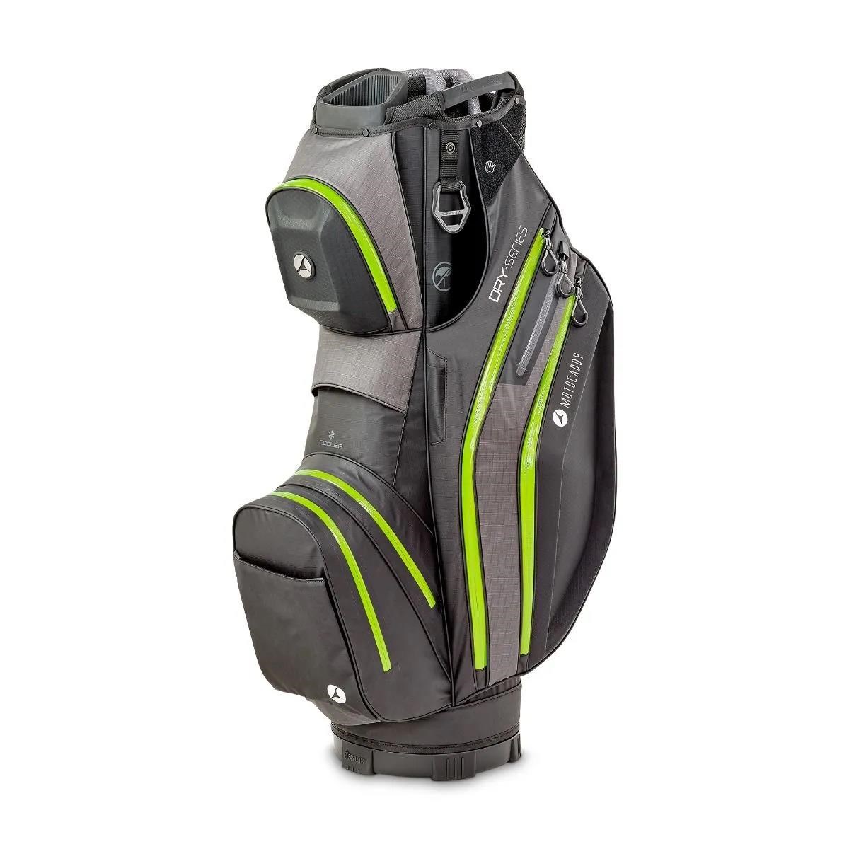 Motocaddy NEW Dry-Series Cartbag, schwarz/limette