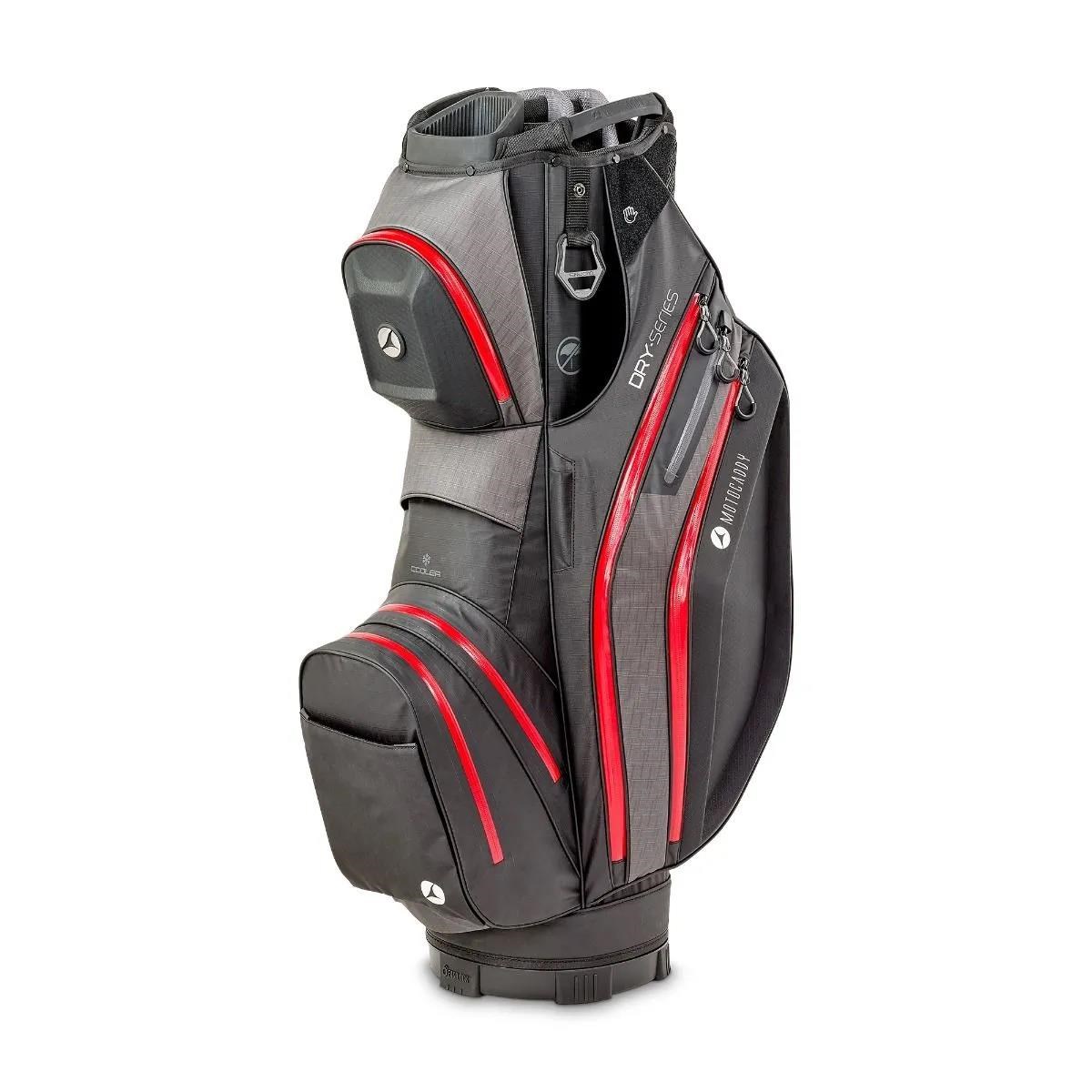 Motocaddy NEW Dry-Series Cartbag, schwarz/rot