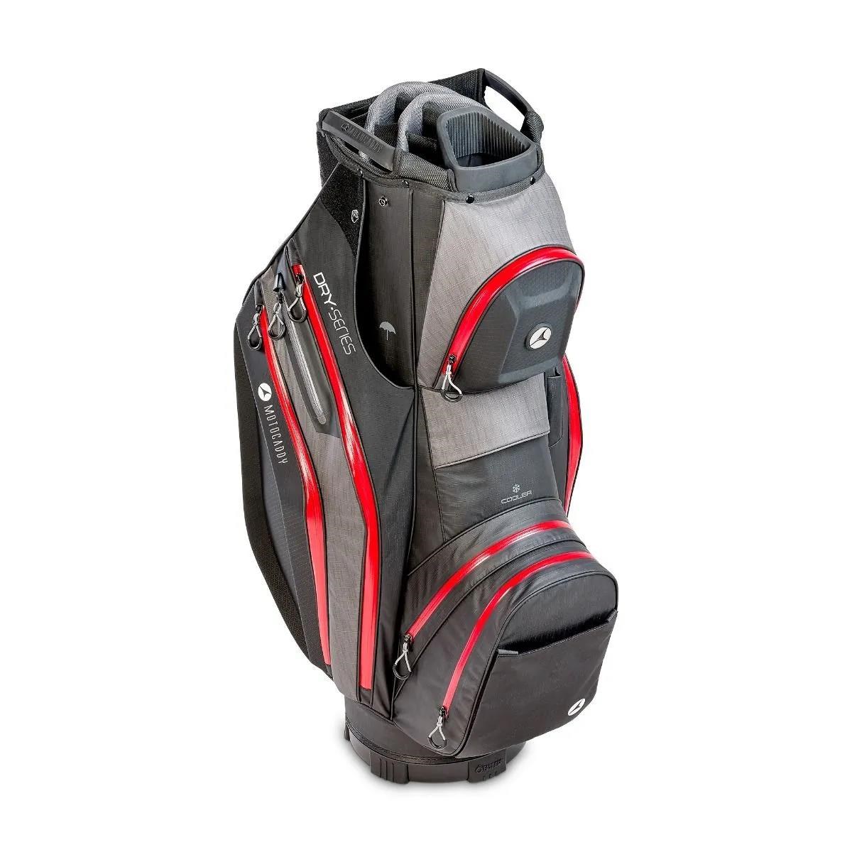 Motocaddy NEW Dry-Series Cartbag, schwarz/rot