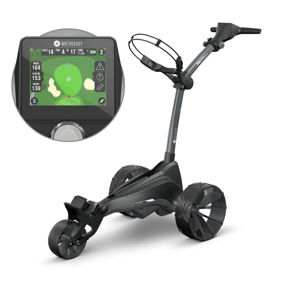 Motocaddy NEW M5 GPS DHC Elektrotrolley, Ultra-Lithium-Akku