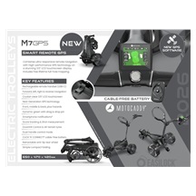 Motocaddy NEW M7 REMOTE DHC Elektrotrolley