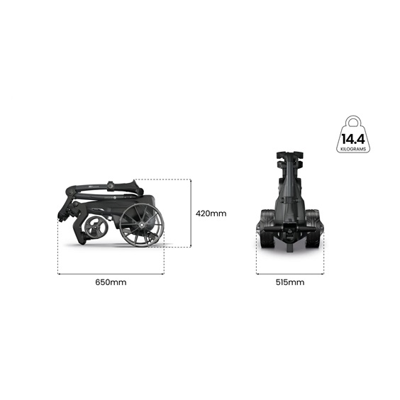 Motocaddy NEW M7 REMOTE DHC Elektrotrolley