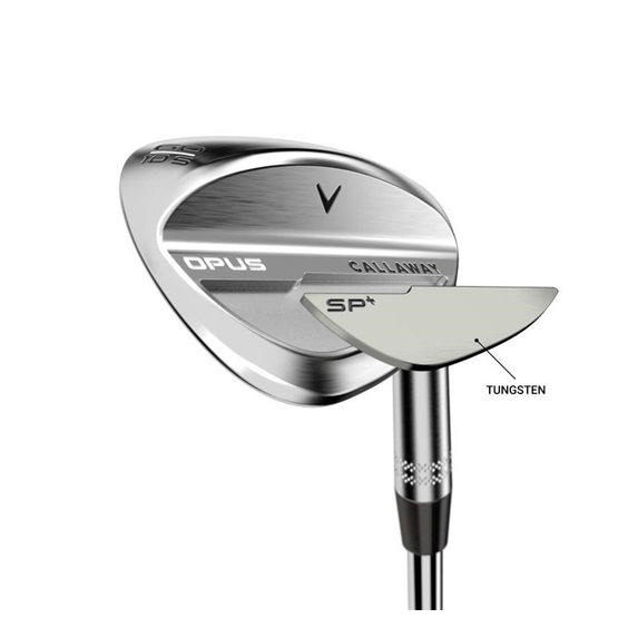 Callaway OPUS SP+ Chrome Herren Wedge, Stahl