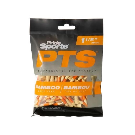 Pride Sports PTS® Bamboo Holztees 38mm, 90Stk.