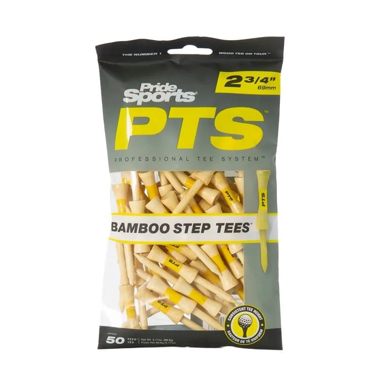 Pride Sports PTS Bamboo Step Holztees 69mm, 50Stk.