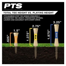 Pride Sports PTS Bamboo Step Holztees 69mm, 50Stk.