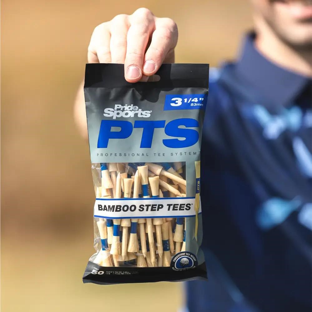 Pride Sports PTS Bamboo Step Holztees 83mm, 50Stk.