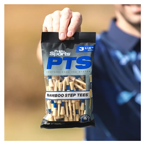 Pride Sports PTS Bamboo Step Holztees 83mm, 50Stk.