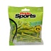 Pride Sports Special Edition Paint Splatter Holztees, 69mm, 45Stk., grün/gelb