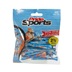 Pride Sports Special Edition Paint Splatter Holztees, 69mm, 45Stk., blau/orange