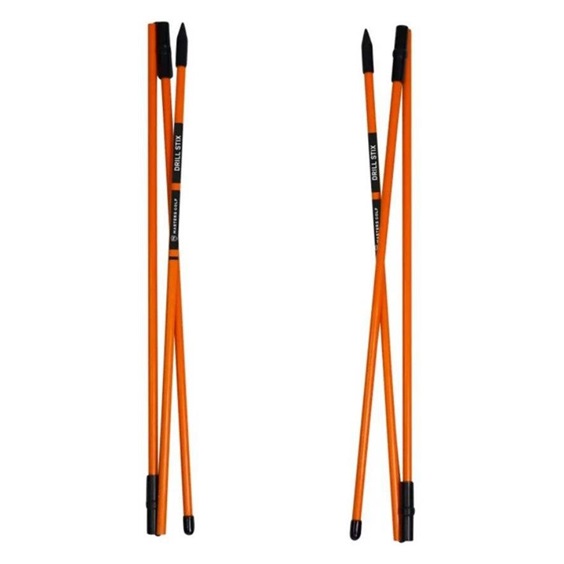 Masters Tri-Fold Drill-Stix 3 Stk, orange
