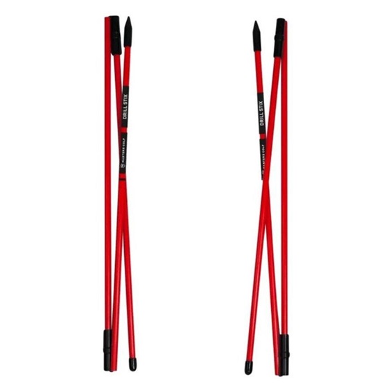 Masters Tri-Fold Drill-Stix 3 Stk, rot