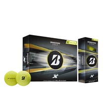 Bridgestone Tour B X Golfbälle, gelb