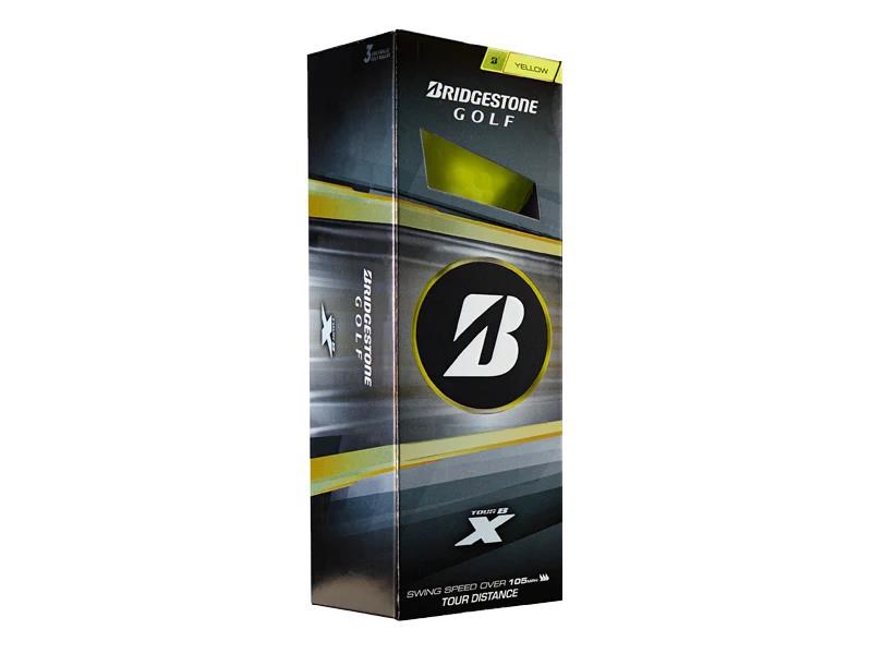 Bridgestone Tour B X Golfbälle, gelb