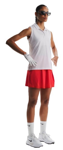 Nike Golf Club Flouncy Golfrock, light crimson