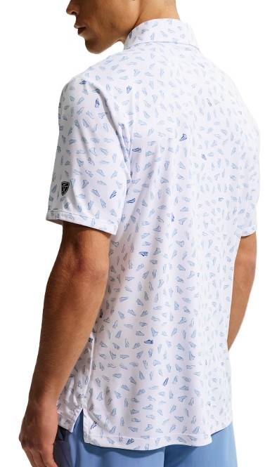 Nike Par Herren Poloshirt, white/work blue