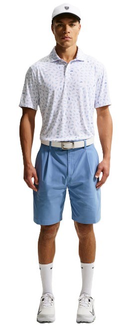 Nike Par Herren Poloshirt, white/work blue