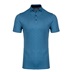 KJUS Lance Printed Herren Poloshirt, atlas blau