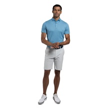 KJUS Lance Printed Herren Poloshirt, atlas blau
